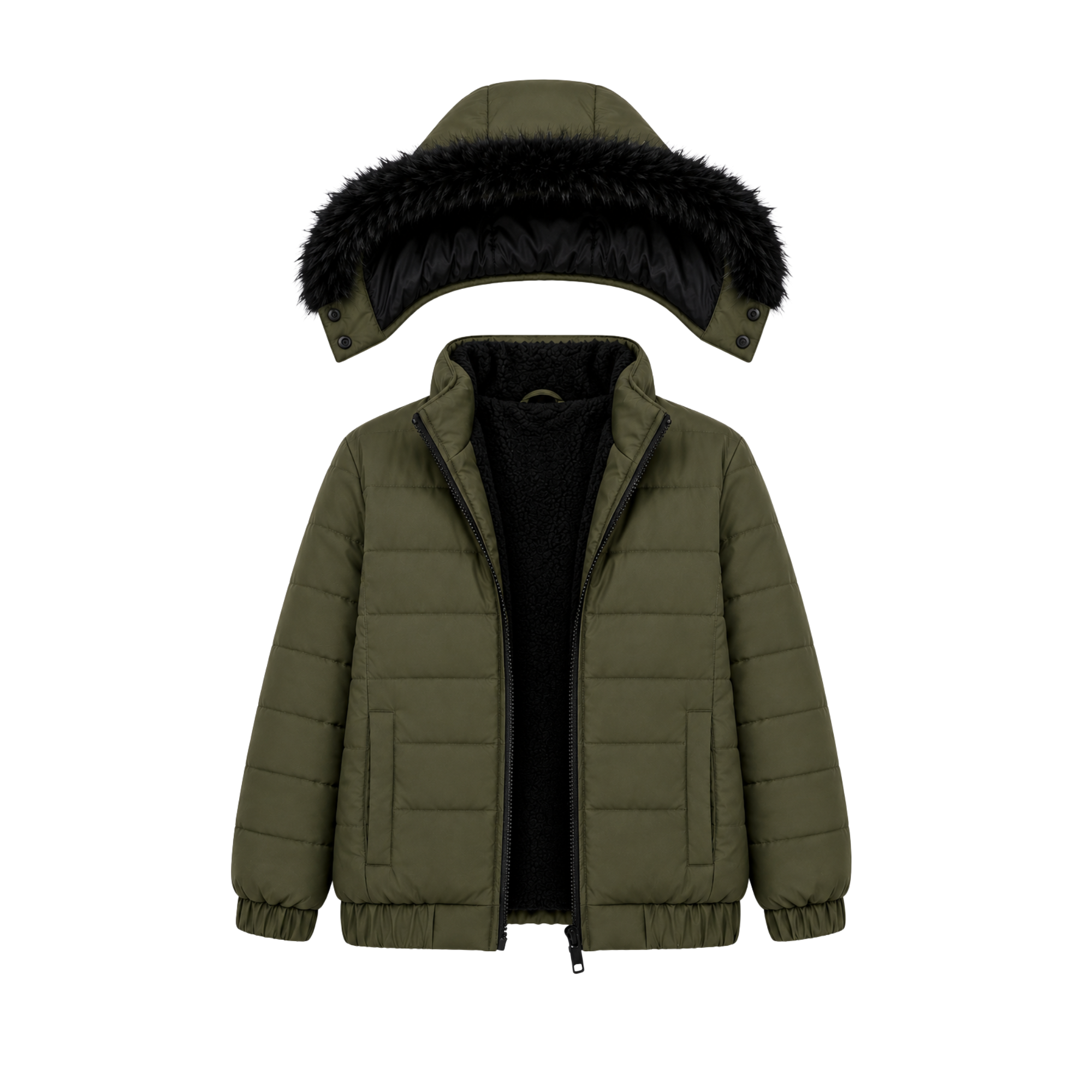 Image of COMMANDO FUR PUFFER JACKET